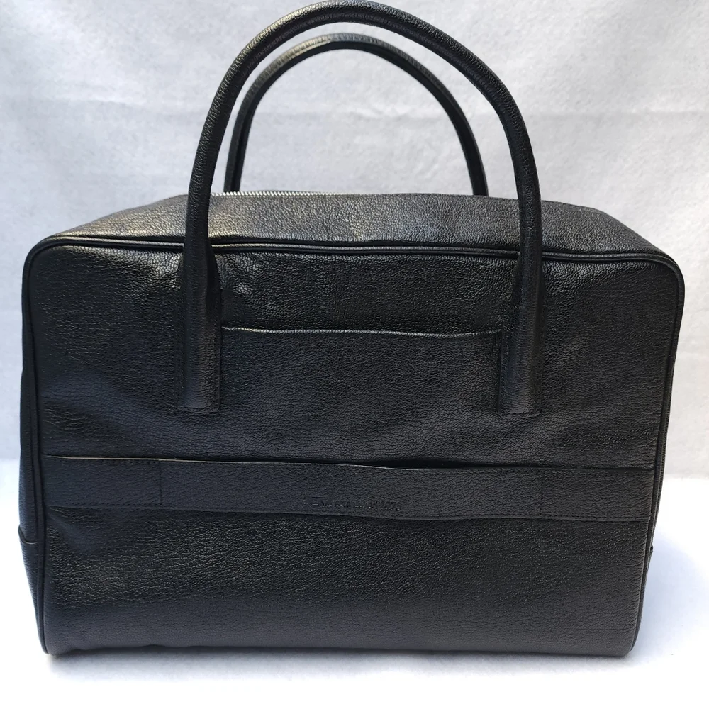 Tumi Black Pebbled Leather Bag - Picture 3 of 11